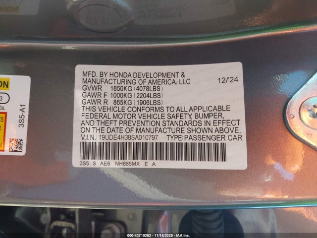 2025 ACURA INTEGRA 19UDE4H38SA010797 Photo 8