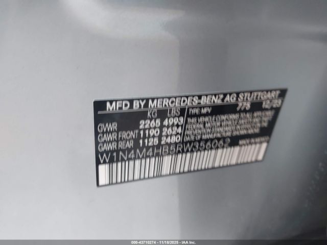 2024 MERCEDES-BENZ GLB 250 W1N4M4HB5RW356062 Photo 8