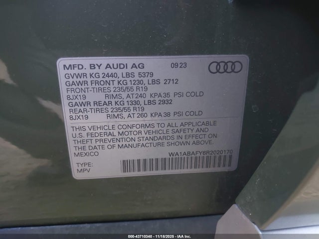 2024 AUDI Q5 WA1ABAFY6R2020170 Photo 8
