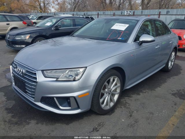 2019 AUDI A4 WAUDNAF45KA037431 Photo 1