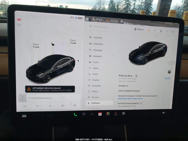 2019 TESLA MODEL 3 5YJ3E1EBXKF384405 Photo 6