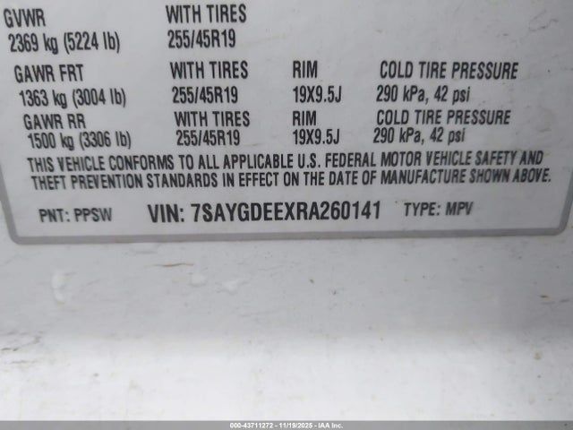 2024 TESLA MODEL Y 7SAYGDEEXRA260141 Photo 8