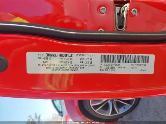 2015 DODGE CHARGER 2C3CDXCT9FH730580 Photo 8