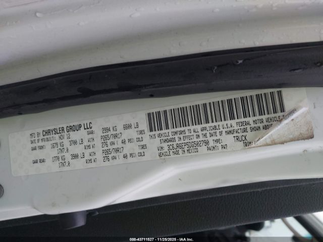 2013 RAM 1500 3C6JR6EP5DG502790 Photo 8