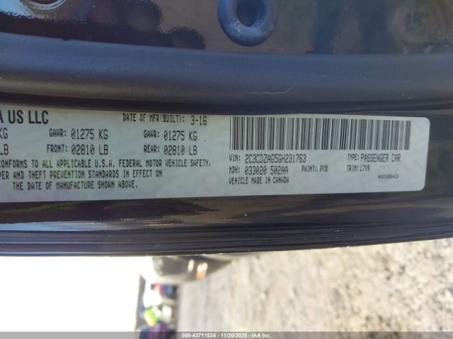 2016 DODGE CHALLENGER 2C3CDZAG5GH231763 Photo 8