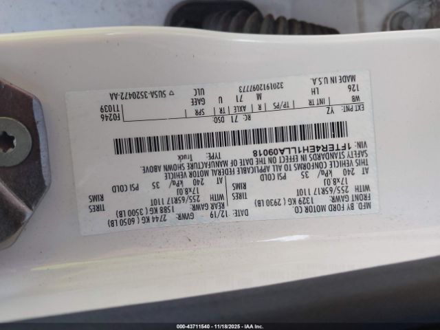 2020 FORD RANGER 1FTER4EH1LLA09018 Photo 8