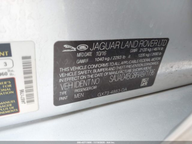 2017 JAGUAR XE SAJAD4BG8HA971796 Photo 8