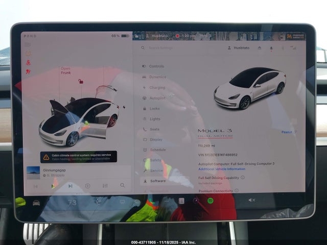 2019 TESLA MODEL 3 5YJ3E1EB1KF486952 Photo 6