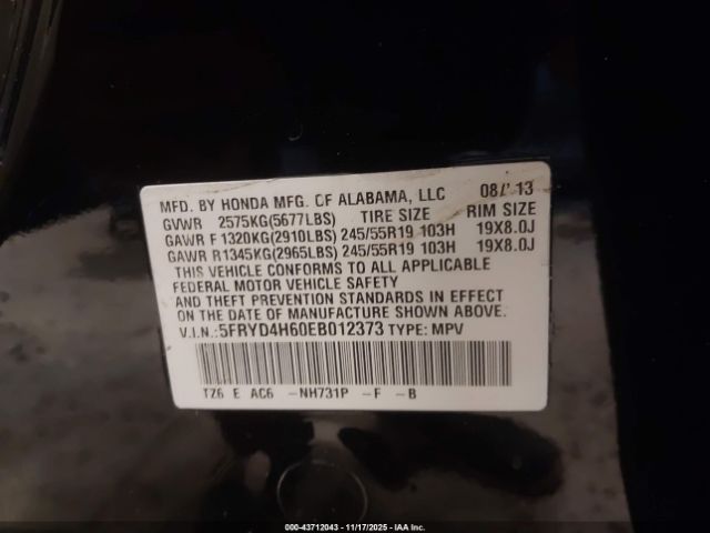 2014 ACURA MDX 5FRYD4H60EB012373 Photo 8