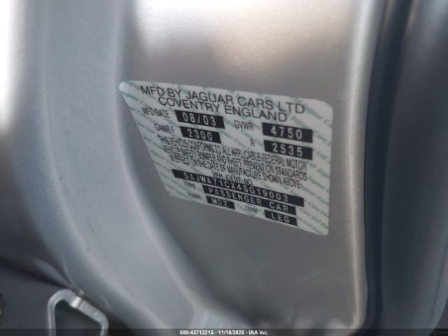 2004 JAGUAR XJ SAJWA71CX4SG19003 Photo 8