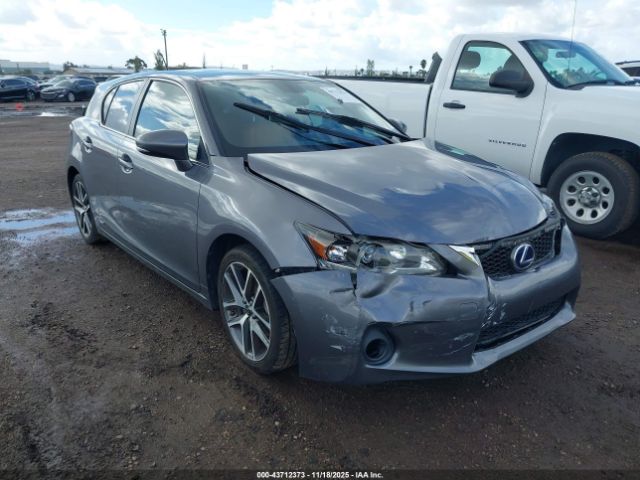 2012 LEXUS CT 200H JTHKD5BH4C2107010