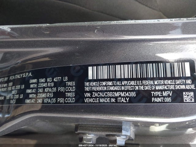 2021 JEEP RENEGADE ZACNJCBB2MPM34386 Photo 8