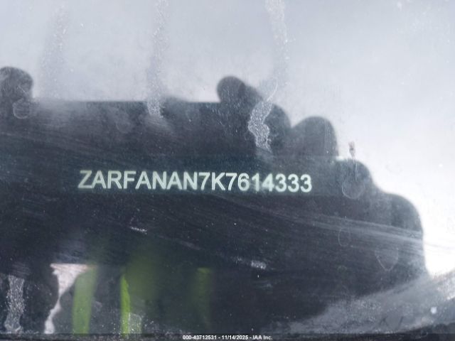 2019 ALFA ROMEO GIULIA ZARFANAN7K7614333 Photo 8