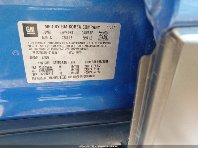 Buick Encore Essence 2017 KL4CJGSB8HB112427 Image 9