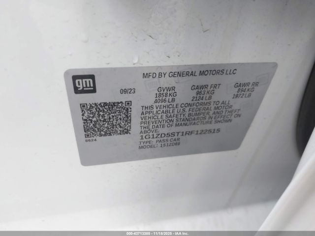 2024 CHEVROLET MALIBU 1G1ZD5ST1RF122515 Photo 8