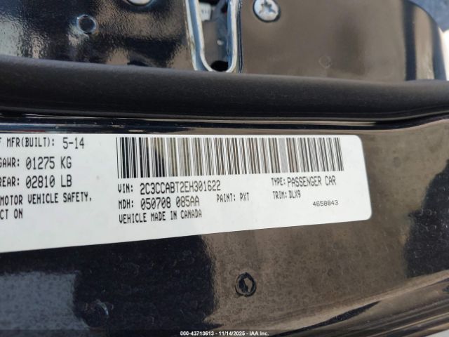 2014 CHRYSLER 300 2C3CCABT2EH301622 Photo 8