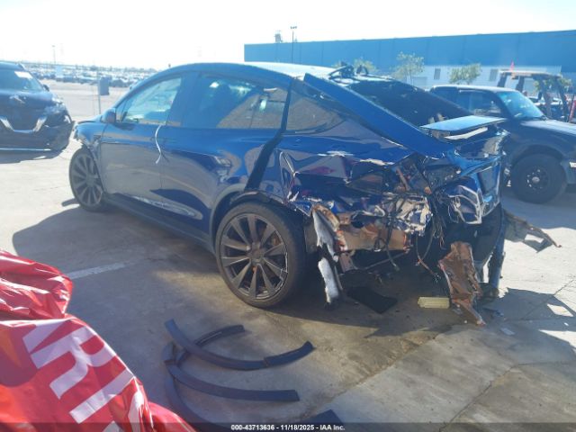 2022 TESLA MODEL X 7SAXCBE58NF351269 Photo 2