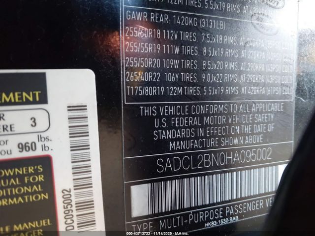 2017 JAGUAR F-PACE SADCL2BN0HA095002 Photo 8