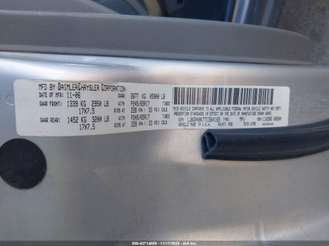 2007 JEEP GRAND CHEROKEE 1J8GR48K77C564165 Photo 8