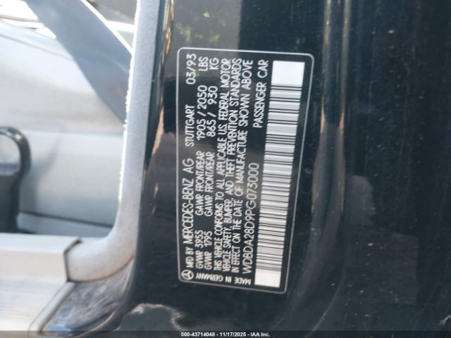 1993 MERCEDES-BENZ 190 WDBDA28D9PG073000 Photo 8