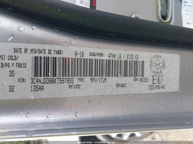 2019 JEEP COMPASS 3C4NJDDB6KT597893 Photo 8