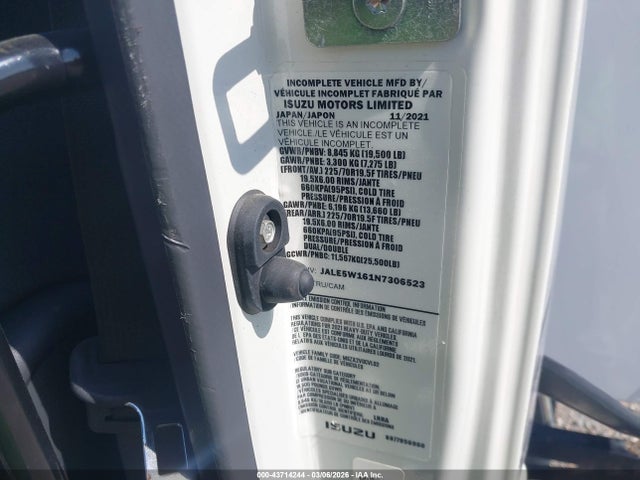 JALE5W161N7306523 Isuzu NRR