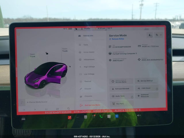 Продажа на аукционе авто 2023 Tesla Model 3 Rear-wheel Drive, vin: 5YJ3E1EA8PF656299, номер лота: 43714282