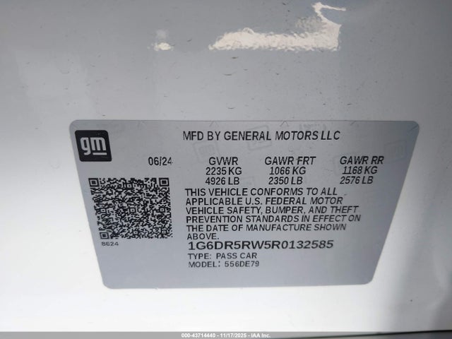 2024 CADILLAC CT5-V 1G6DR5RW5R0132585 Photo 8