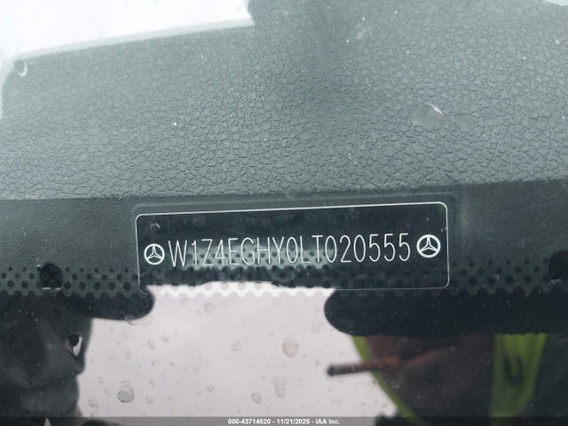 43714520 :رقم المزاد ، W1Z4EGHY0LT020555 vin ، 2020 Mercedes-benz Sprinter 2500 High Roof V6 مزاد بيع