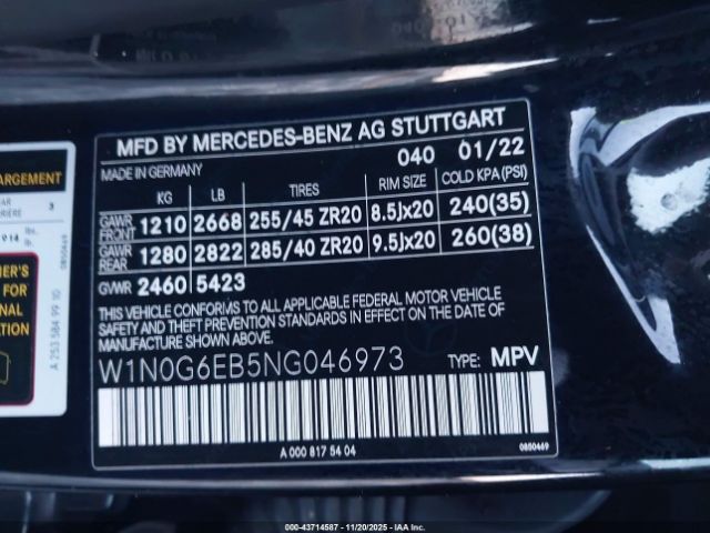 2022 MERCEDES-BENZ AMG GLC 43 W1N0G6EB5NG046973 Photo 8