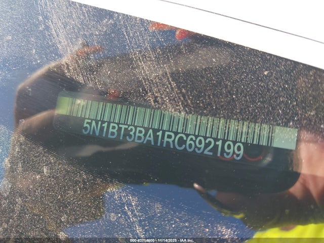 Продажа на аукционе авто 2024 Nissan Rogue Sv Fwd, vin: 5N1BT3BA1RC692199, номер лота: 43714600