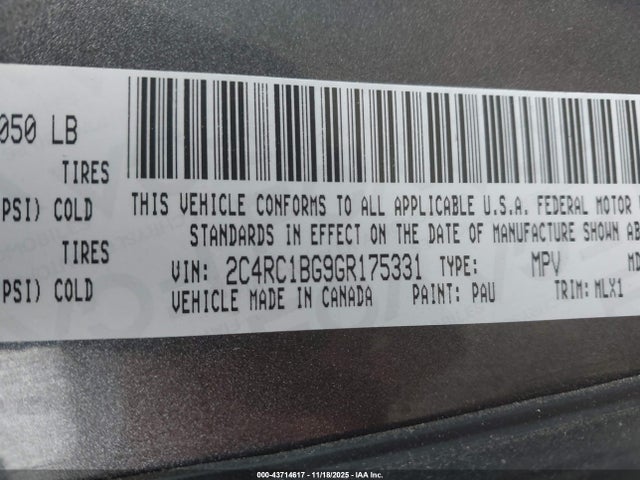 2016 CHRYSLER TOWN & COUNTRY 2C4RC1BG9GR175331 Photo 8