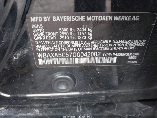 2016 BMW 535D WBAXA5C57GG042082 Photo 8