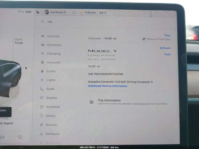 2024 TESLA MODEL Y 7SAYGAEE8RF029398 Photo 6