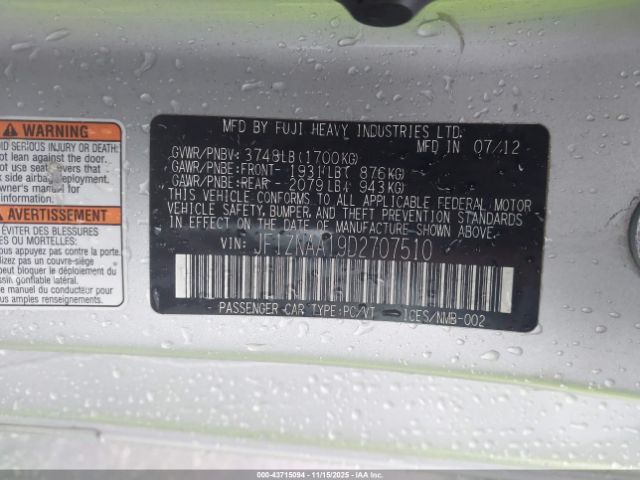 2013 SCION FR-S JF1ZNAA19D2707510 Photo 8