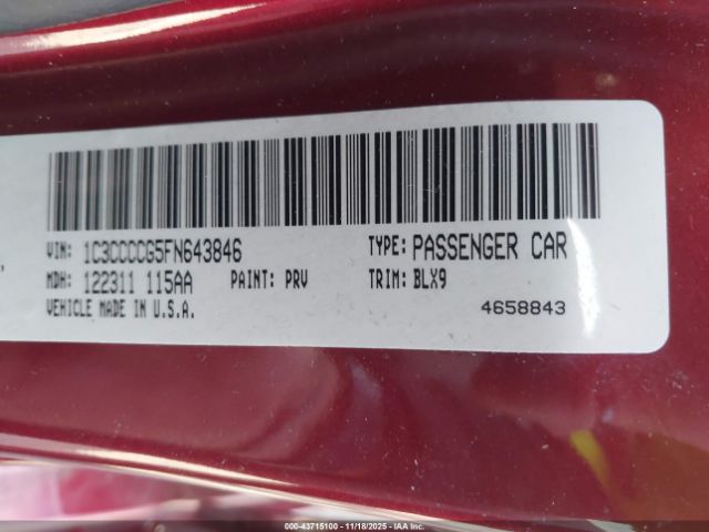 2015 CHRYSLER 200 1C3CCCCG5FN643846 Photo 8