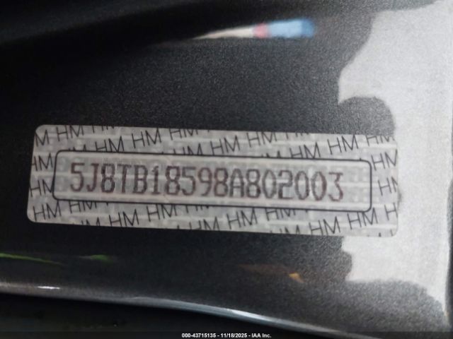 2008 ACURA RDX 5J8TB18598A802003 Photo 8
