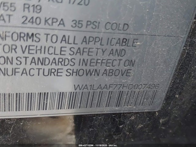 2017 AUDI Q7 WA1LAAF77HD007496 Photo 8