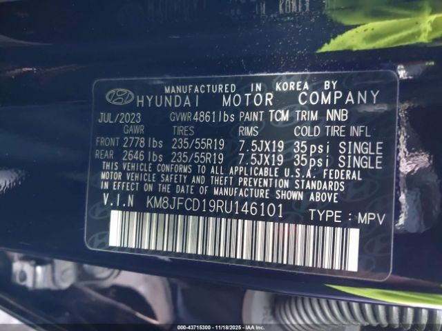 2024 HYUNDAI TUCSON HYBRID KM8JFCD19RU146101 Photo 8