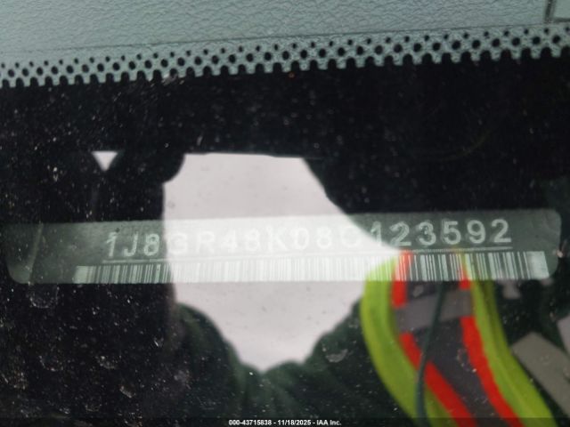 2008 JEEP GRAND CHEROKEE 1J8GR48K08C123592 Photo 8