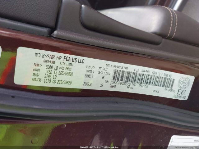 2015 JEEP GRAND CHEROKEE 1C4RJFJT8FC862759 Photo 8