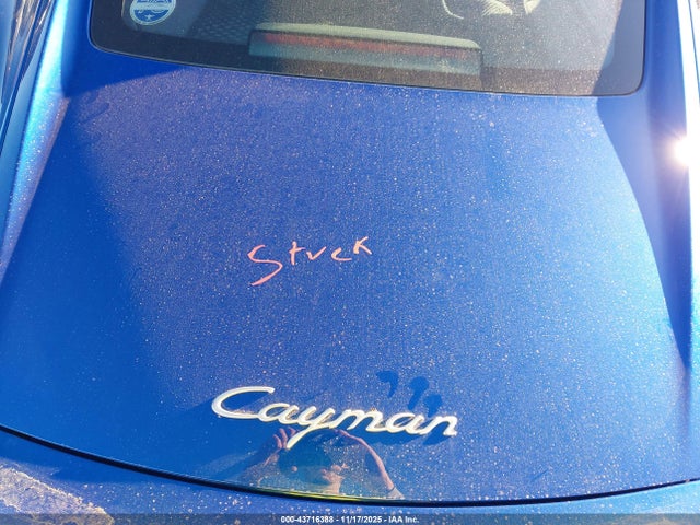 2012 PORSCHE CAYMAN WP0AA2A87CS760162 Photo 9