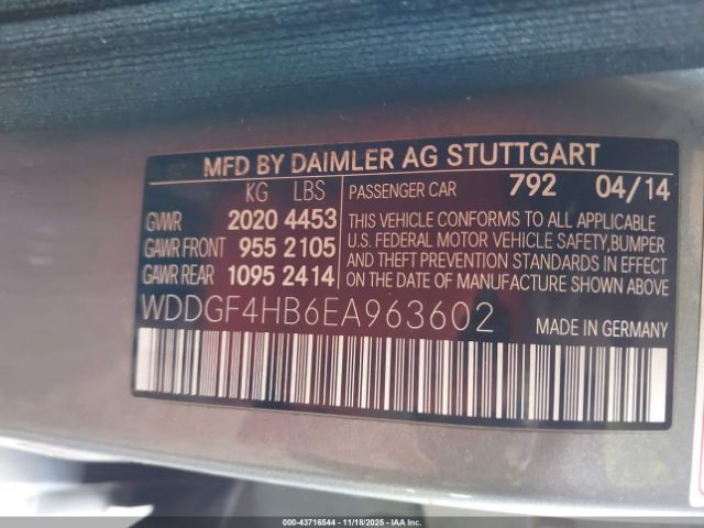 2014 MERCEDES-BENZ C 250 WDDGF4HB6EA963602 Photo 8