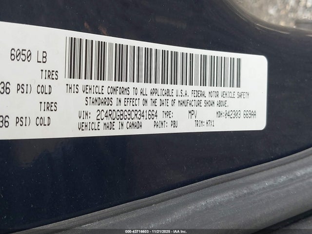 2012 DODGE GRAND CARAVAN 2C4RDGBG9CR341664 Photo 8