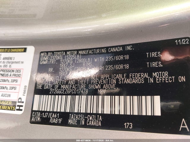 2023 LEXUS NX 350 2T2GGCEZ6PC017478 Photo 8