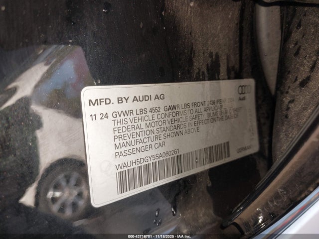 2025 AUDI S3 WAUH5DGY5SA060261 Photo 8