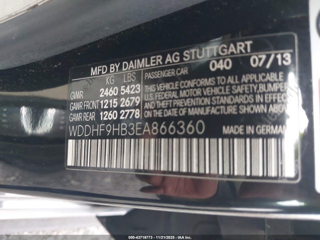 2014 MERCEDES-BENZ E 250 BLUETEC WDDHF9HB3EA866360 Photo 8