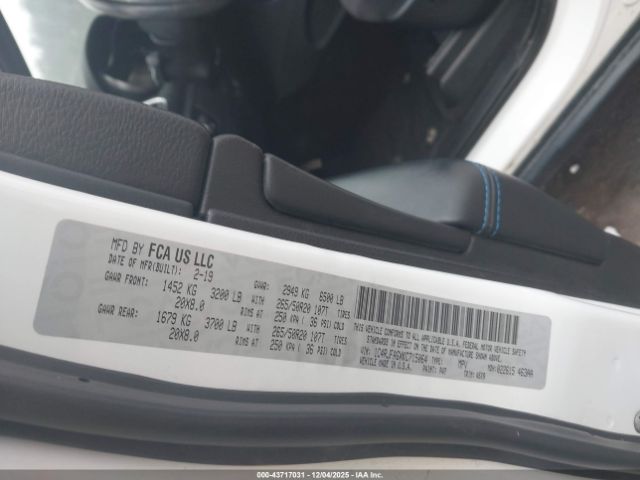 2019 JEEP GRAND CHEROKEE 1C4RJFAGXKC715064 Photo 8