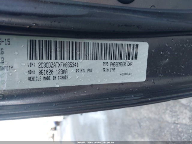 2015 DODGE CHALLENGER 2C3CDZATXFH865341 Photo 8