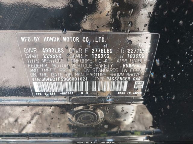 2016 ACURA RLX JH4KC1F50GC001021 Photo 8